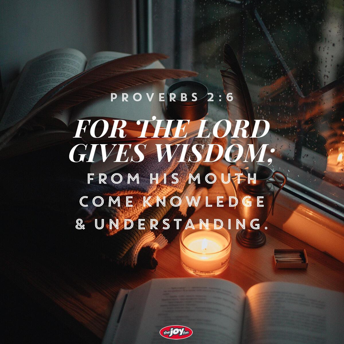 Proverbs 2:6 - Verse of the Day